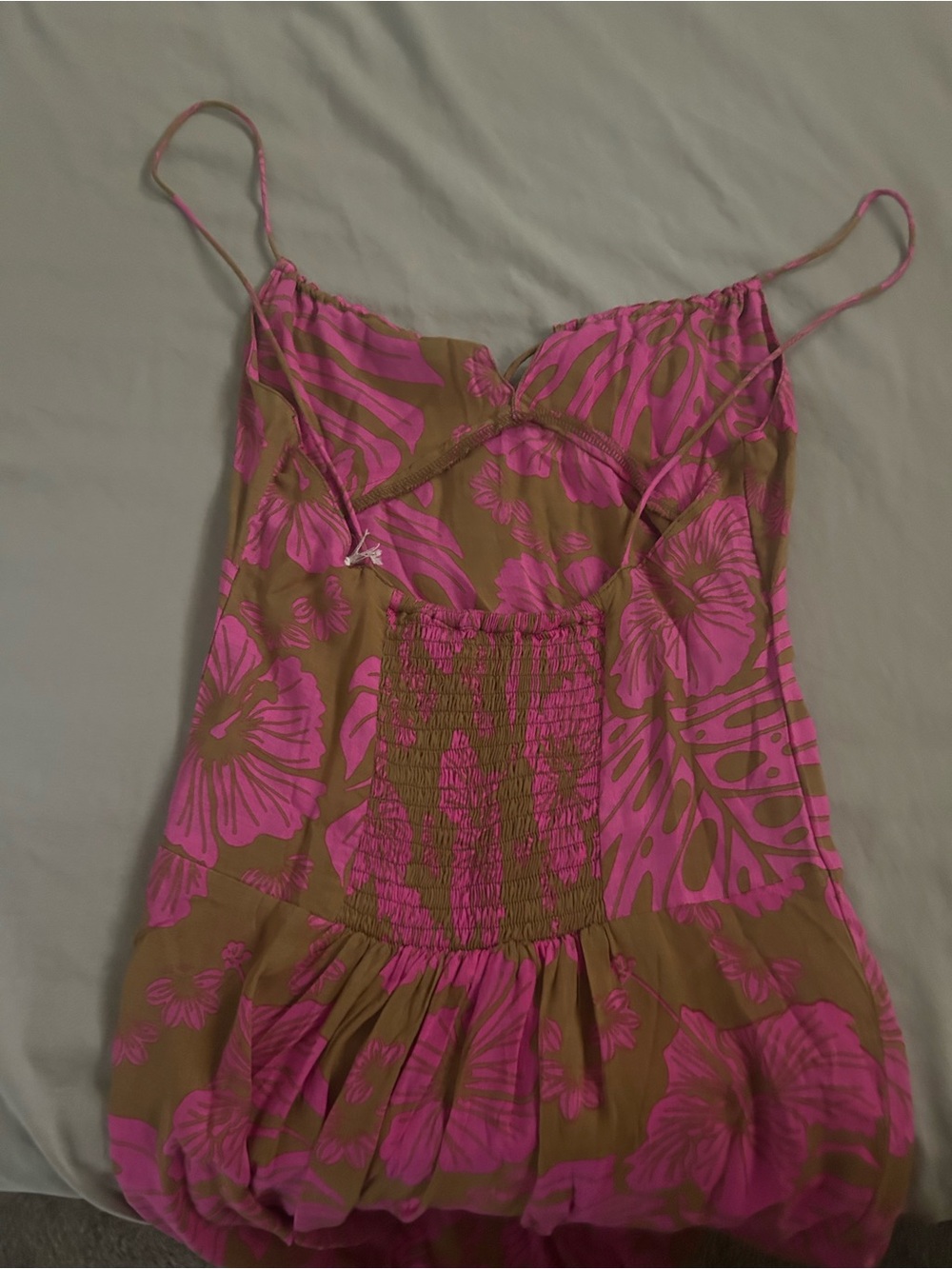 Benoa Kahea Pink Floral Slip Maxi Dress. - Picture 8 of 8